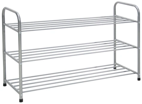 Batų dėžė Home4you Benito 13937, sidabro, 92 cm x 35 cm x 61 cm