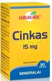 Maisto papildas CINKAS 15mg N30
