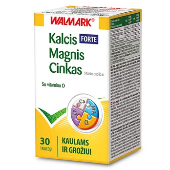 KALCIS-MAGNIS-CINKAS FORTE su vit. D3 N30