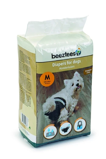 Apsauginės kelnaitės Beeztees 45-63cm, M, 12 vnt.