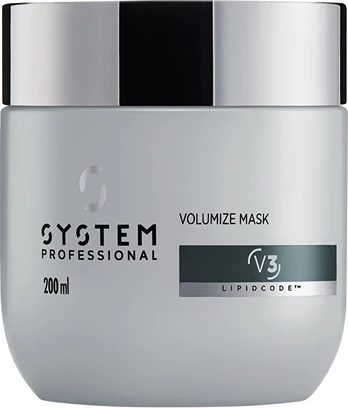 Kaukė plaukams Wella System Professional Lipid Code V3 Volumize, 200 ml