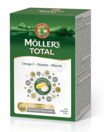 Maisto papildas MOLLER'S TOTAL kapsulės N28/28