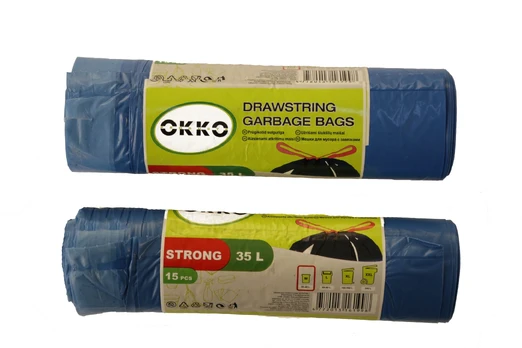 Šiukšlių maišai Okko, 35 l, 15 vnt.