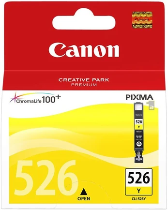 Spausdintuvo kasetė Canon CLI-526, geltona