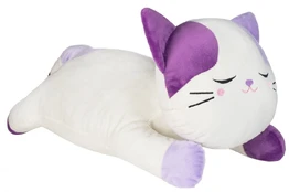 Pliušinis žaislas Fancy Cat, baltas/violetinis, 22 cm kaina