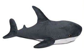 Pliušinis žaislas Fancy Shark, pilkas, 42 cm kaina