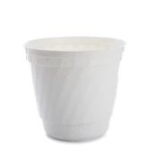 Vazonas Uniplastex UDB22, plastikinis, Ø 22 cm, baltas kaina