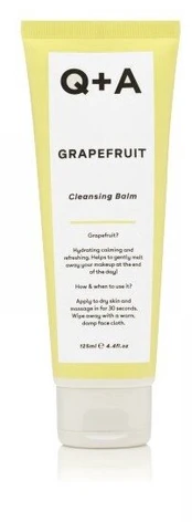 Q+A Grapefruit Cleansing Balm Valomasis veido balzamas, 125 ml