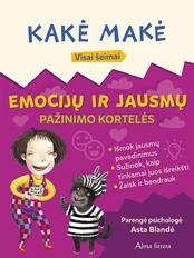 Kakė Makė. Emocijų ir jausmų pažinimo kortelės kaina