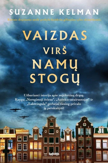 KNYGA Vaizdas virš namų stogų