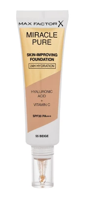 Max Factor - Moisturizing make-up Miracle Pure (Skin-Improving Foundation) 30 ml - 55 Beige kaina