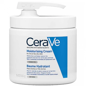 Veido kremas Cerave Moisturising, 454 ml, moterims