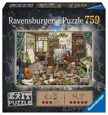Dėlionė Ravensburger Exit Menininko studija, 16782, 759 d.