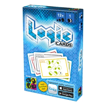 Stalo žaidimas Brain Games Logic Cards Blue