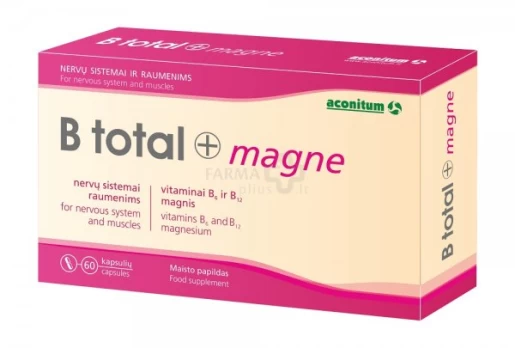 Maisto papildas B TOTAL + MAGNE N60