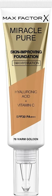 Tonuojantis kremas Max Factor Miracle Pure Skin Improving 76 Warm Golden, 30 ml kaina