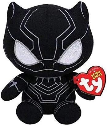 Pliušinis žaislas Meteor Marvel Black Panther, juodas, 15 cm