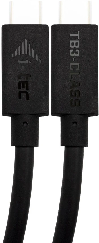 Laidas i-Tec USB-C TB3 100W PD Cable USB-C, USB-C, 1.5 m, juoda
