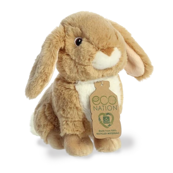 Pliušinis žaislas Aurora Eco Nation Plush Rabbit, rudas, 20 cm