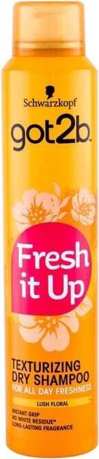 Sausas šampūnas Schwarzkopf Got2b Fresh It Up Texturizing, 200 ml