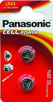 Elementai Panasonic 12493, LR44, 1.5 V, 1 vnt.