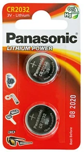 Elementas Panasonic CR2032 Lithium Battery x 2