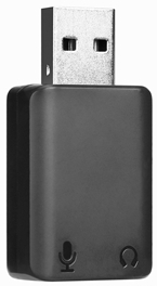 Boya 3,5 mm mikrofonas su USB adapterio laidu