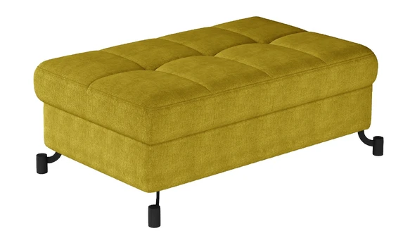 Pufas Lorelle Omega 68, geltonas, 70 cm x 100 cm x 45 cm