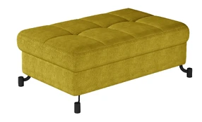 Pufas Lorelle Omega 68, geltonas, 70 cm x 100 cm x 45 cm kaina