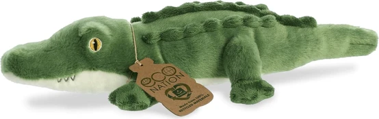 Pliušinis žaislas Aurora Eco Nation Alligator, žalias