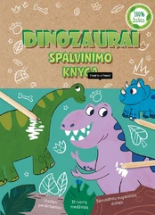 Dinozaurai. Spalvinimo knyga kaina