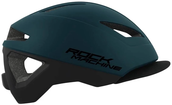 Dviratininkų šalmas universalus Rock Machine Crossride, mėlynas, S/M