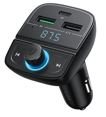 FM-moduliatorius Ugreen FM Transmitter Bluetooth 5.0 CD229, 12 - 24 V