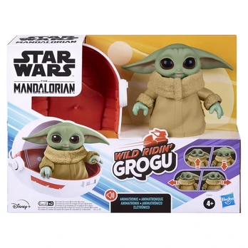 Hasbro STAR WARS Interaktyvus pliušinis Wild Ridin´ Grogu, 12 cm