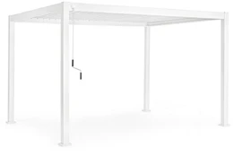 Pavėsinė Pergola Premium 3x4, White kaina