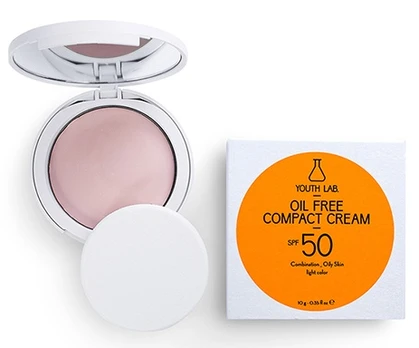 Kreminė pudra Youth Lab Compact Cream Light, 10 g