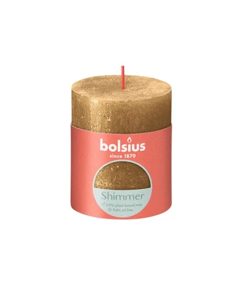 Bolsius Žvakė - cilindras RUSTIC, dramblio kaulo, D 6,8 cm, H 8 cm, vnt