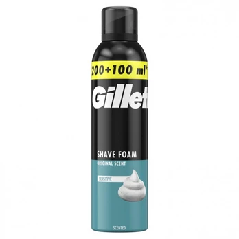 Skutimosi putos Gillette Sensitive, 300 ml