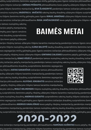 Baimės metai 2020-2022