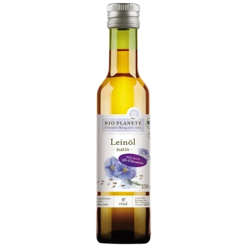 Linų sėmenų aliejus, ekologiškas