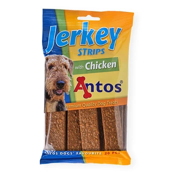 Skanėstas šunims Antos Jerkey Strips 20410, vištiena, 0.2 kg, 20 vnt.