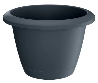 Plastikinis vazonas RESPANA BASIC, antracito sp., 39 x 27,3 cm