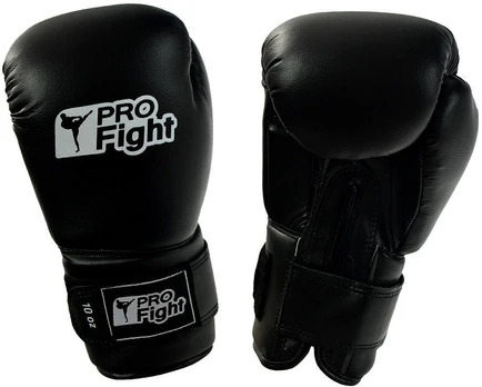 Bokso pirštinės ProFight, juoda, 12 oz