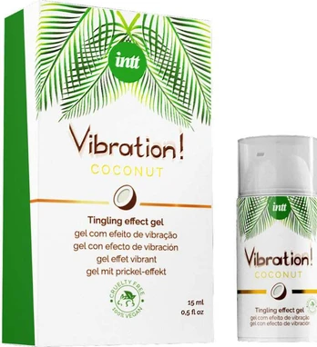 Lubrikantas INTT VEGAN VIBRATION COCONUT 15 ml