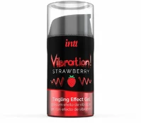 Lubrikantas INTT VIBRATION STRAWBERRY 15 ml kaina