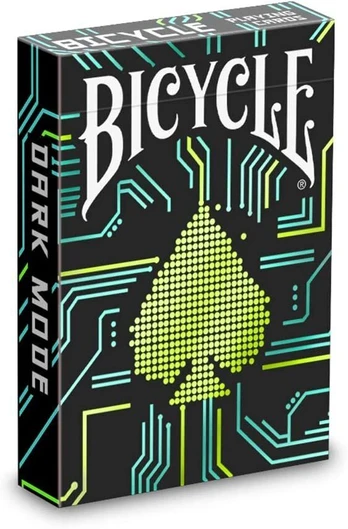Žaidimo kortos Bicycle: Dark Mode