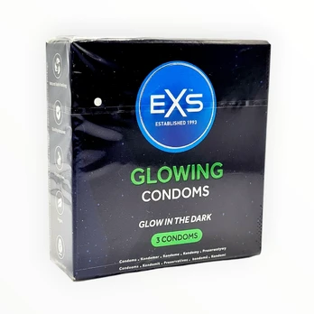 Prezervatyvai EXS GLOWING CONDOMS