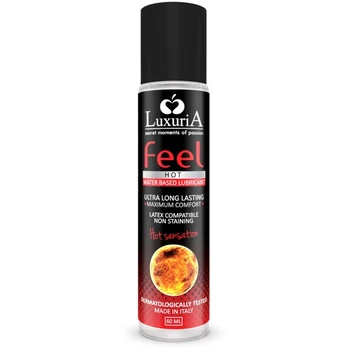 Lubrikantas LUXURIA FEEL HOT SENSATION WATER BASED 60 ml