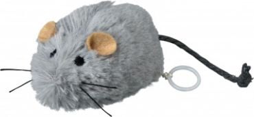 Žaislas katei Trixie Mouse 4083, pilkas, 8.5 cm