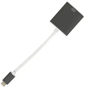 Adapteris Qoltec USB, HDMI female, 0.18 m, balta/juoda kaina
